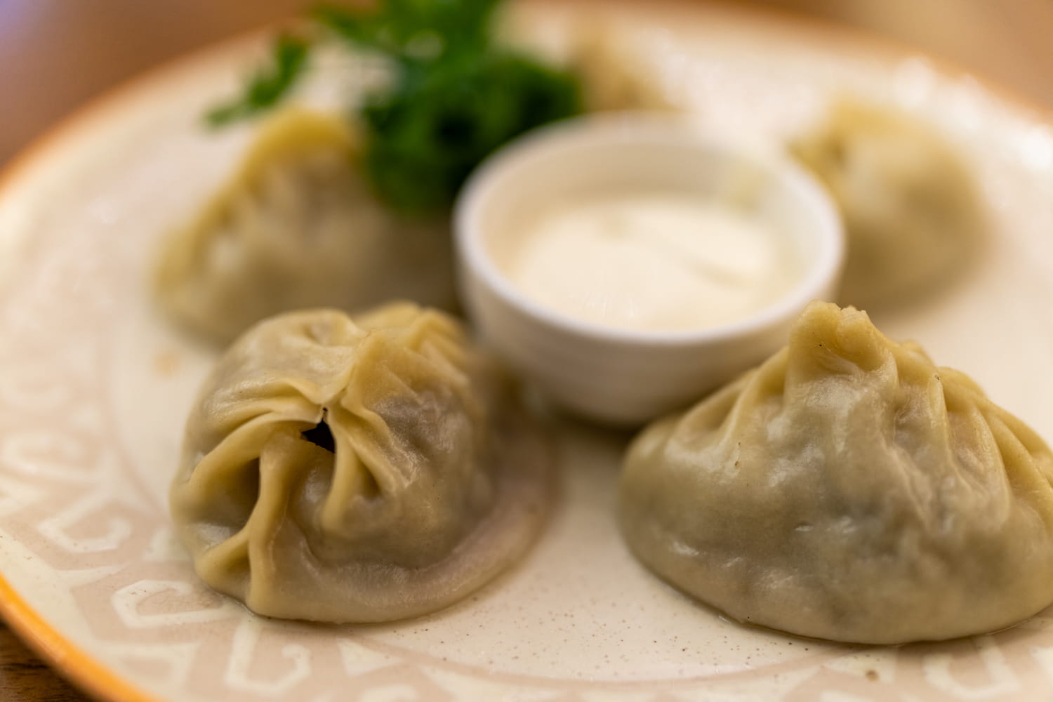 Манты с бараниной
