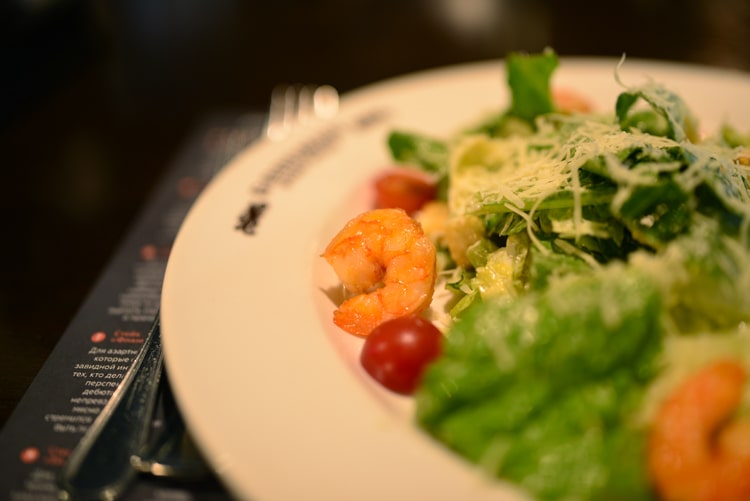 Цезарь с креветками