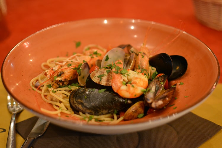 Паста с морепродуктами