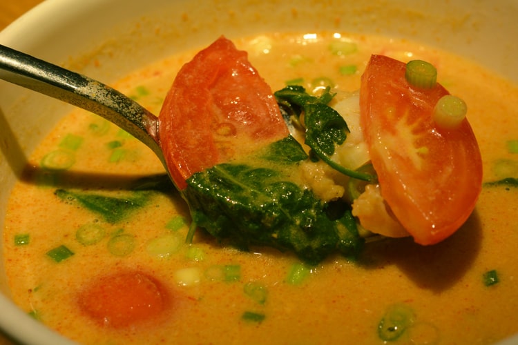 Кокосовый с креветками