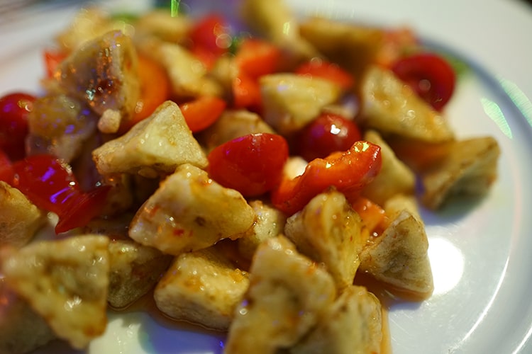 Хрустящие баклажаны чили