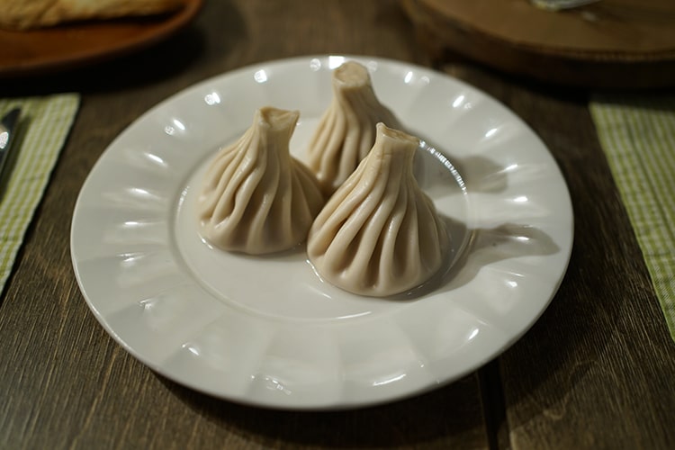 Хинкали с телятиной и свининой