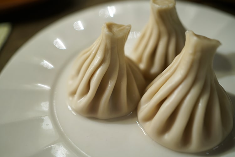 Хинкали с телятиной и свининой