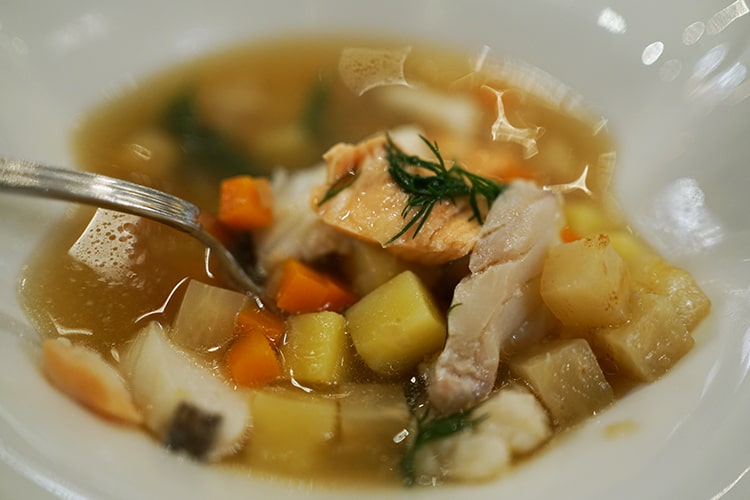 Уха с самогоном