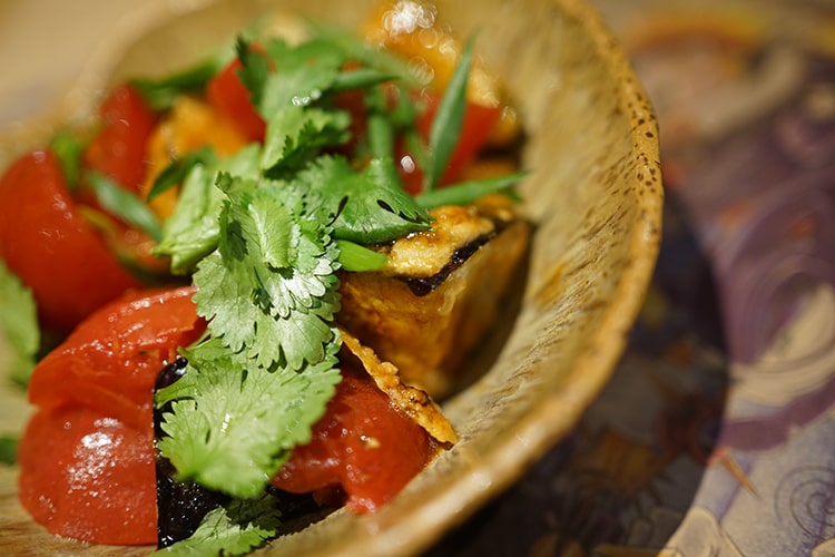 Салат с баклажанами