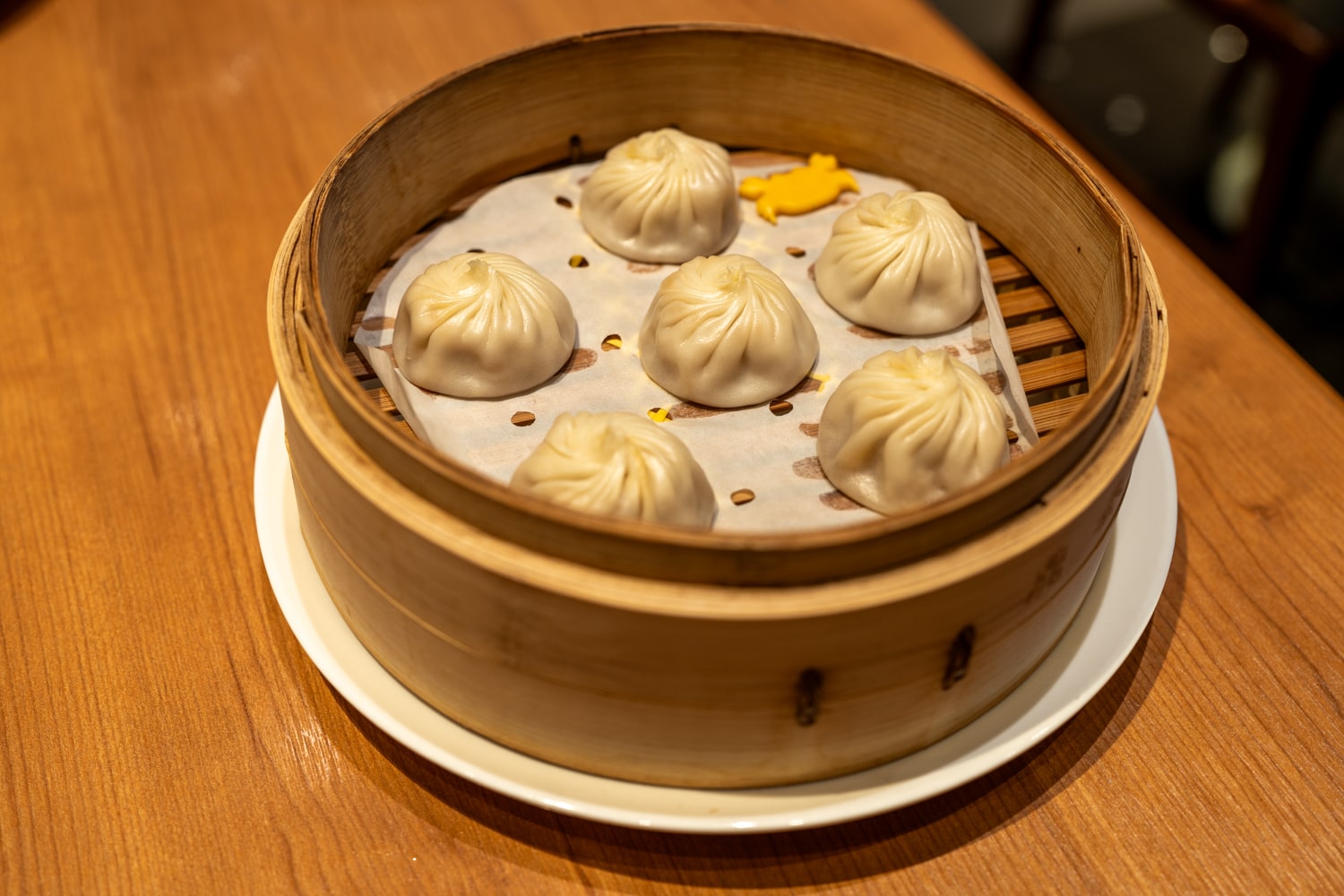 Сяо Лун Бао со свининой и крабом