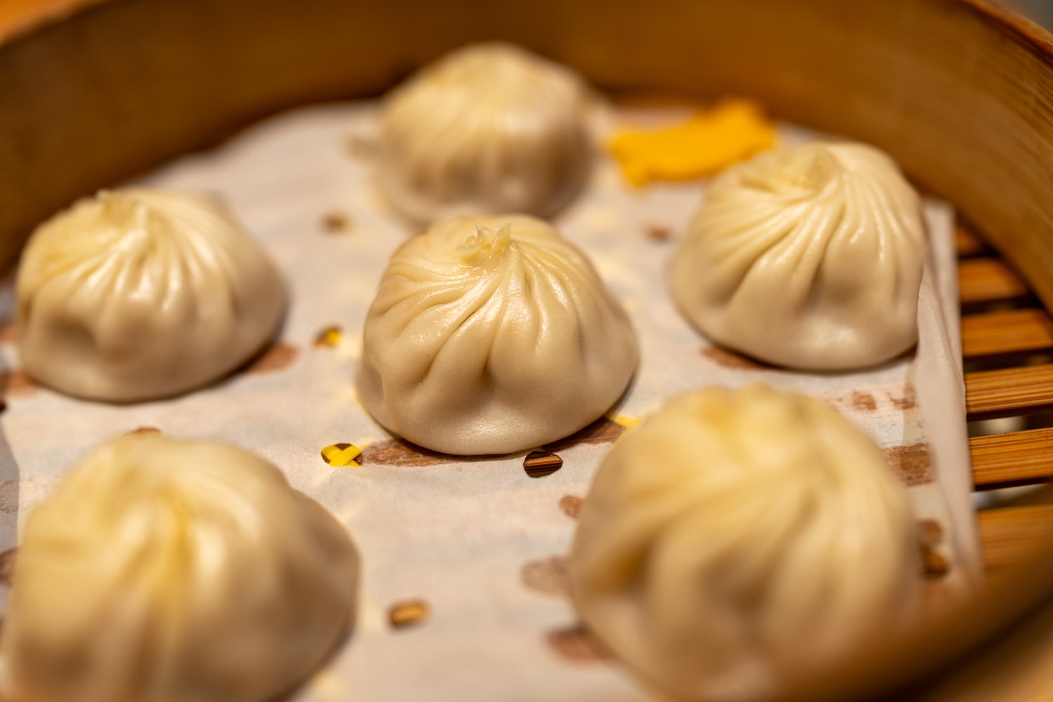 Сяо Лун Бао со свининой и крабом