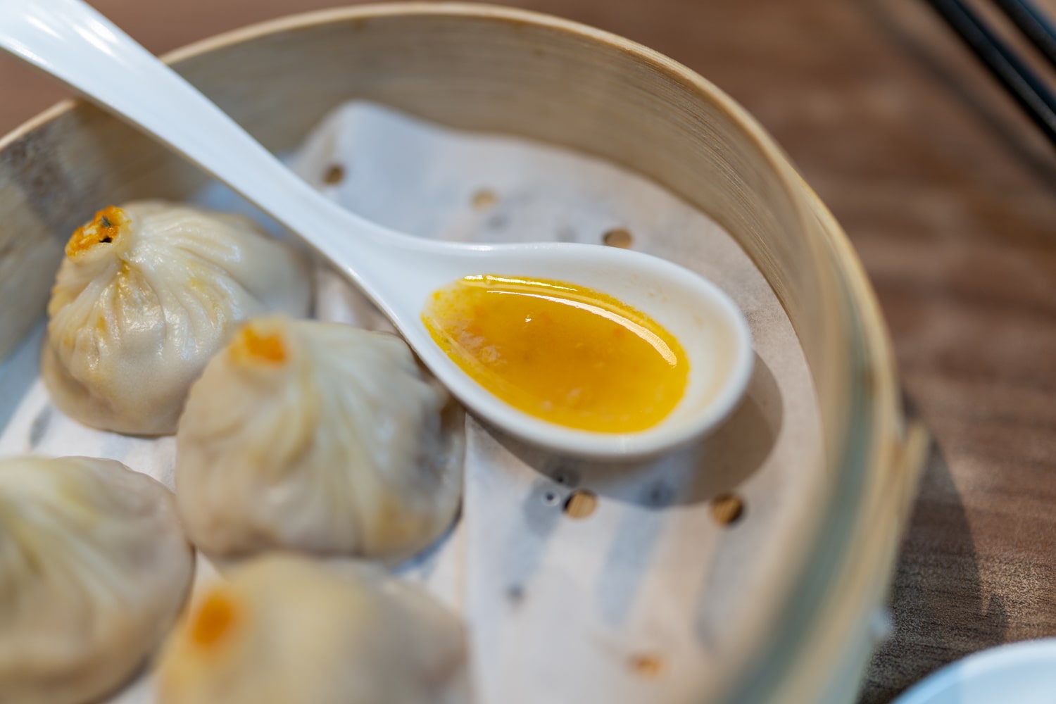 Сяо Лун Бао с крабом