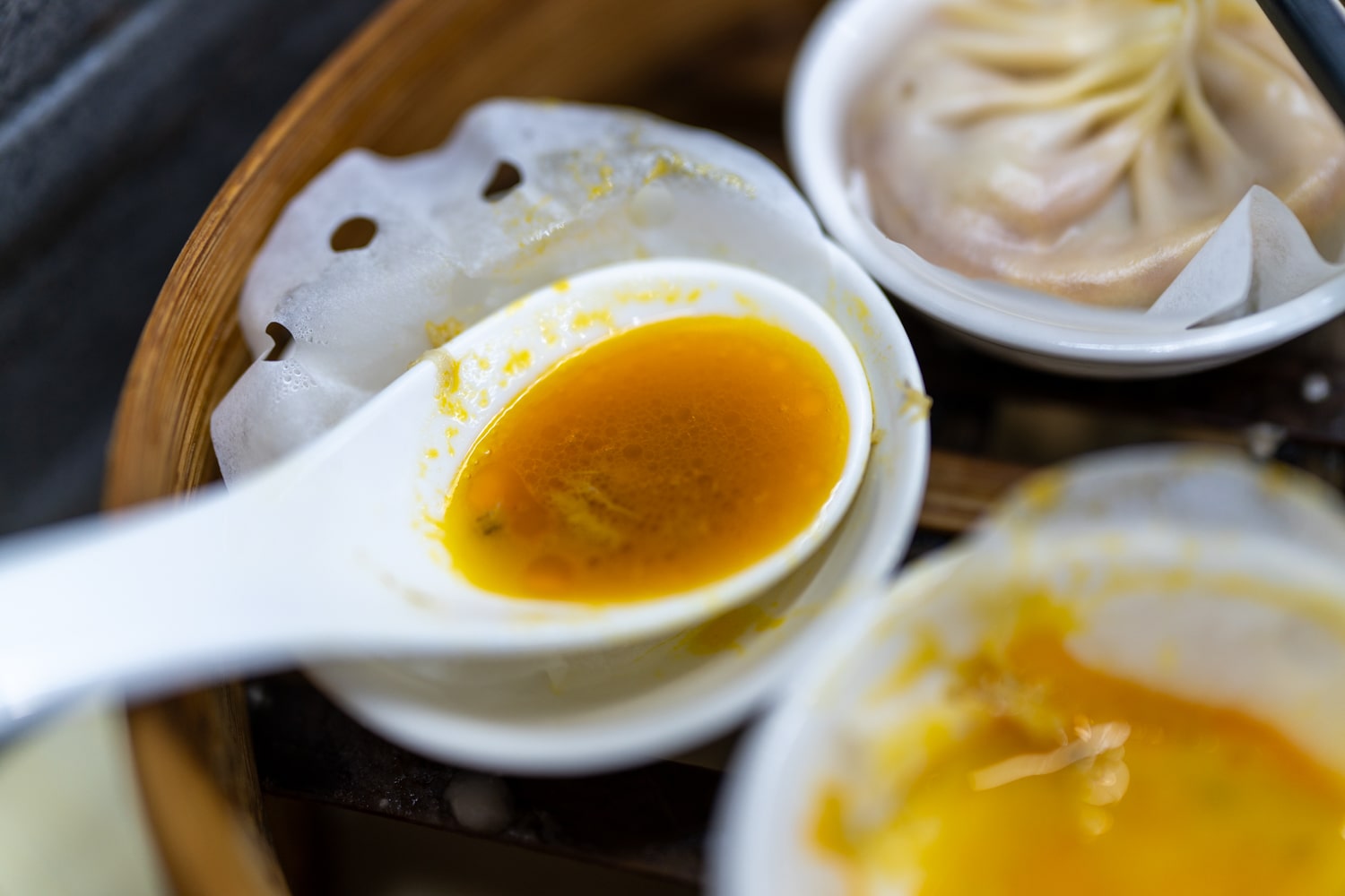 Сяо Лун Бао с мясом краба