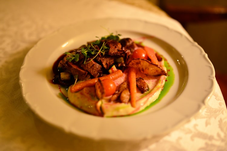 Филе оленины на гриле