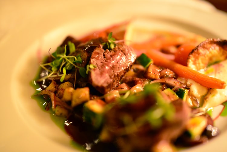 Филе оленины на гриле