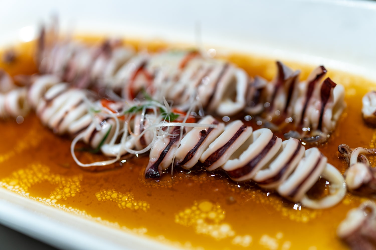 Кальмары в ароматном масле