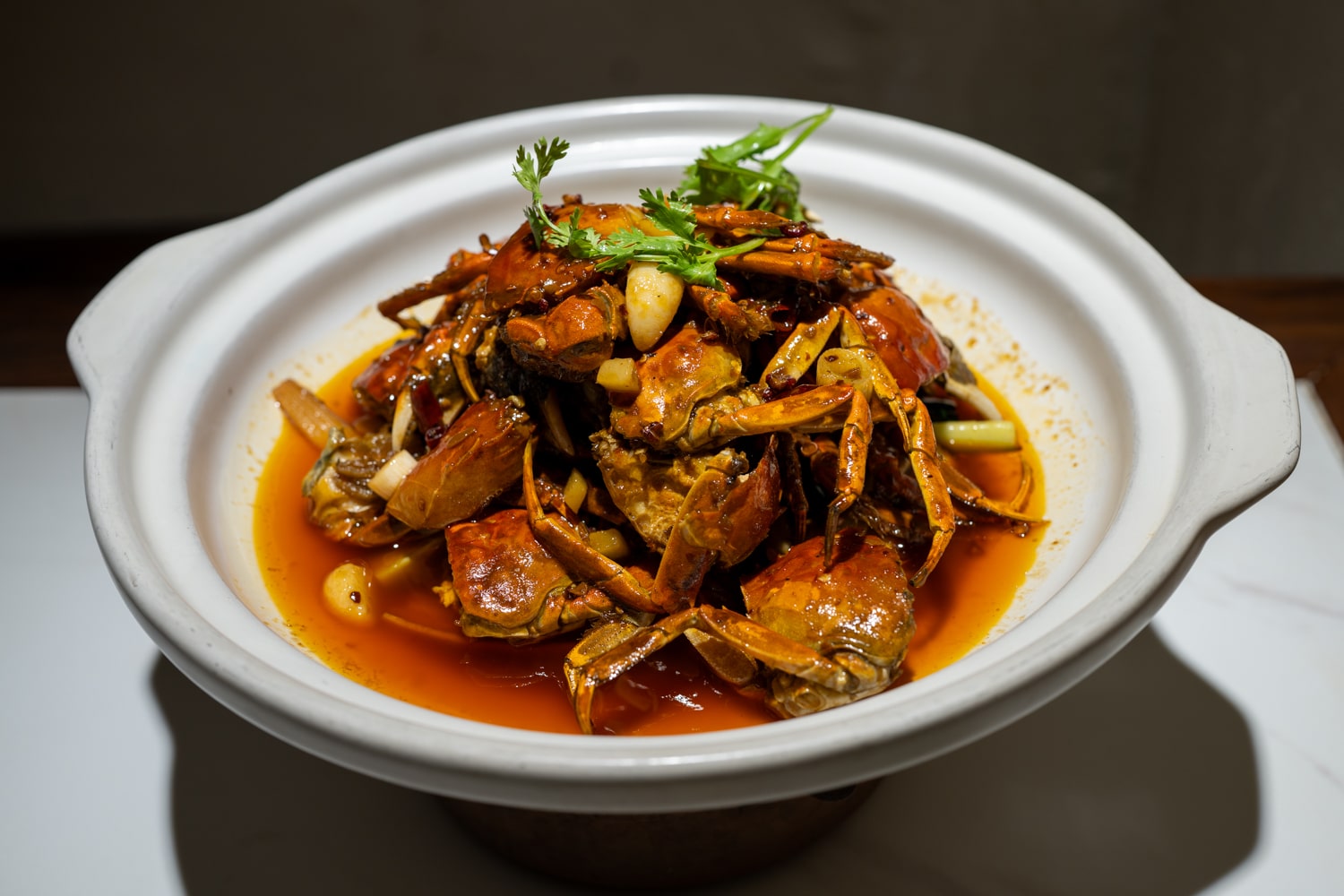 Острый желтый краб