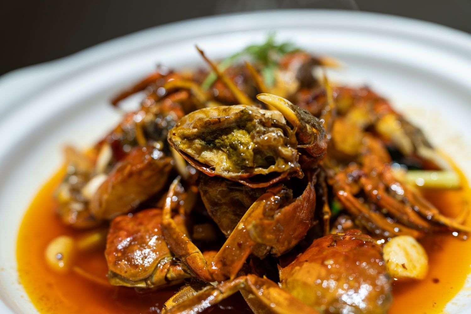 Острый желтый краб